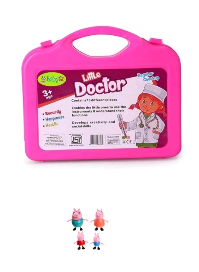 Manos Nurse Play Set and Cartoon Figure 4 Set Combo Pack - Image 1